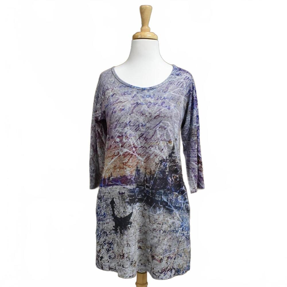NEW INOAH women's sunset tunic in violet